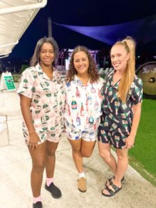 article image - Guests attend PJs & Prosecco in September, which featured rom-com trivia, a movie screening, popcorn, cotton candy and, of course, Prosecco.